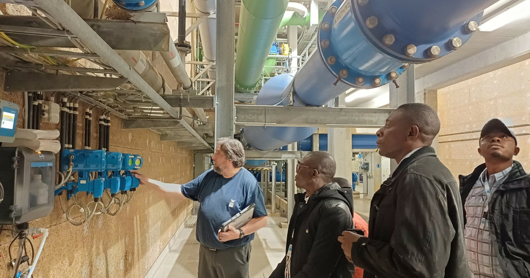 Swde Des opérateurs du secteur de l’eau congolais en immersion à la SWDE